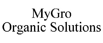 MYGRO ORGANIC SOLUTIONS