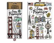 SAN FRANCISCO CABLE CAR CALIFORNIA GOLDEN GATE BRIDGE PIER39 PAINTED LAIDIES BAY BEACH VIEW ALCATRAZ