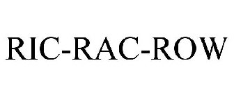 RIC-RAC-ROW