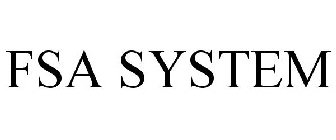 FSA SYSTEM