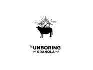 EST. 2019 THE UNBORING GRANOLA