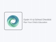 OYSTRR: K-12 SCHOOL CHECKLIST, PLAN YOUR CHILD'S EDUCATION