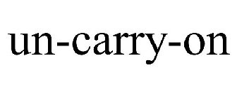 UN-CARRY-ON