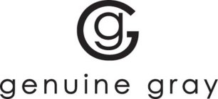 GG, CAPITAL G LOWERCASE G , GENUINE GRAY (LOWERCASE)
