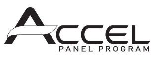 ACCEL PANEL PROGRAM