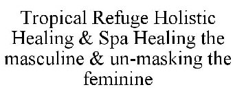 TROPICAL REFUGE HOLISTIC HEALING & SPA HEALING THE MASCULINE & UN-MASKING THE FEMININE