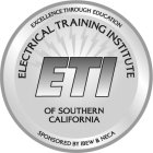 ETI ELECTRICAL TRAINING INSTITUTE OF SOUTHERN CALIFORNIA EXCELLENCE THROUGH EDUCATION SPONSORED BY IBEW & NECA