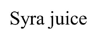 SYRA JUICE