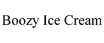 BOOZY ICE CREAM