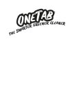ONETAB THE SMARTER GREENER CLEANER