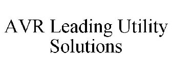 AVR LEADING UTILITY SOLUTIONS