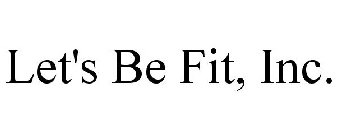 LET'S BE FIT