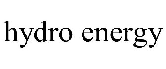 HYDRO ENERGY