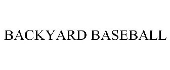 BACKYARD BASEBALL