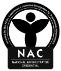 NAC NATIONAL ADMINISTRATOR CREDENTIAL AWARDED BY THE NECPA COMMISSION · INDIVIDUAL RECOGNITION FOR PROFESSIONAL ADVANCEMENT