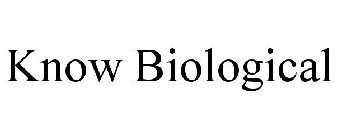 KNOW BIOLOGICAL