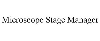 MICROSCOPE STAGE MANAGER