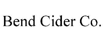 BEND CIDER CO.