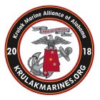 KRULAK MARINE ALLIANCE OF ALABAMA 2018 KRULAKMARINES.ORG 1775 KRULAK MARINES 2018