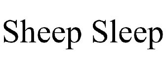 SHEEP SLEEP