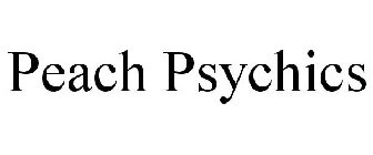 PEACH PSYCHICS
