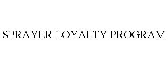 SPRAYER LOYALTY PROGRAM