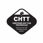 CHTT CERTIFIED HOT TUB TECHNICIAN POOL & HOT TUB PROFESSIONALS ASSOC.