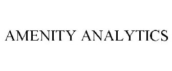 AMENITY ANALYTICS