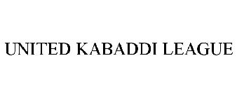 UNITED KABADDI LEAGUE