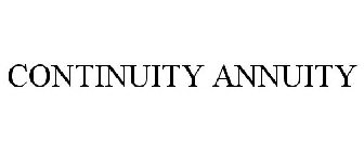 CONTINUITY ANNUITY