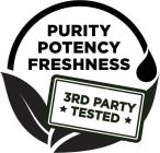 PURITY POTENCY FRESHNESS 3RD PARTY TESTED