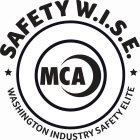 SAFETY W.I.S.E. MCA WASHINGTON INDUSTRY SAFETY ELITE