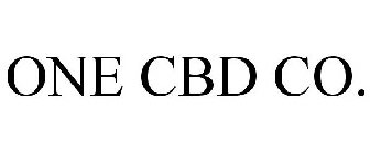 ONE CBD CO.