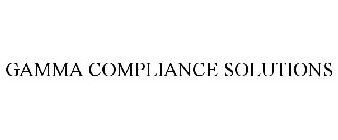GAMMA COMPLIANCE SOLUTIONS