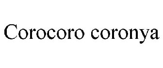 COROCORO CORONYA