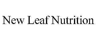 NEW LEAF NUTRITION