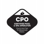 CPO CERTIFIED POOL & SPA OPERATOR POOL & HOT TUB PROFESSIONALS ASSOC.