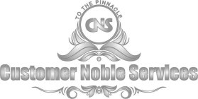 TO THE PINNACLE CNS CUSTOMER NOBLE SERVICES