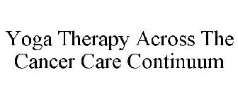 YOGA THERAPY ACROSS THE CANCER CARE CONTINUUM
