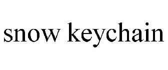 SNOW KEYCHAIN