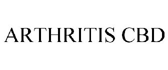ARTHRITIS CBD
