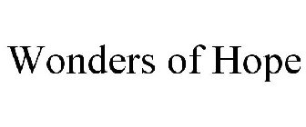 WONDERS OF HOPE