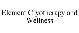 ELEMENT CRYOTHERAPY AND WELLNESS