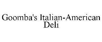 GOOMBA'S ITALIAN-AMERICAN DELI
