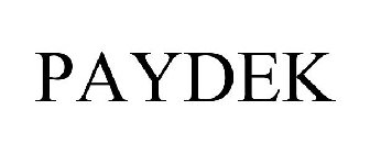 PAYDEK