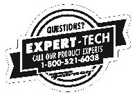 QUESTIONS? EXPERT-TECH CALL OUR PRODUCT EXPERTS 1-800-521-6038 FORNEY