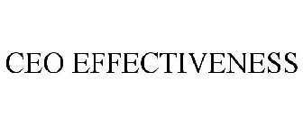 CEO EFFECTIVENESS