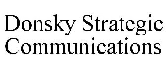 DONSKY STRATEGIC COMMUNICATIONS