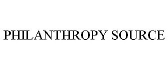 PHILANTHROPY SOURCE