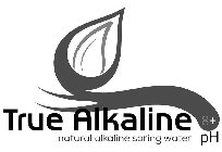 TRUE ALKALINE NATURAL ALKALINE SPRING WATER 8+ PH